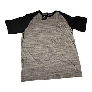 NWT Jordan black/grey t shirt